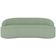 Sofá 3 Lugares Curvo Sala de Estar Living Lótus D02 Linho Verde 180 cm D-477 - Lyam Decor
