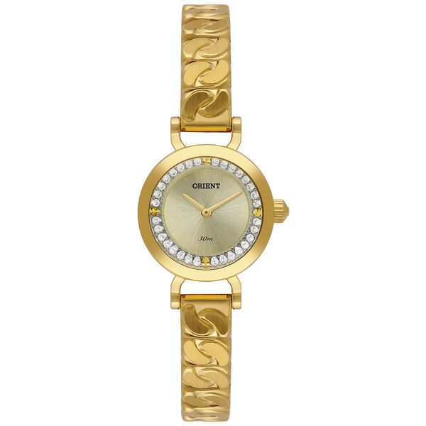 Relógio Orient Feminino Ref:Fgss0217 C1kx Social Mini Dourado