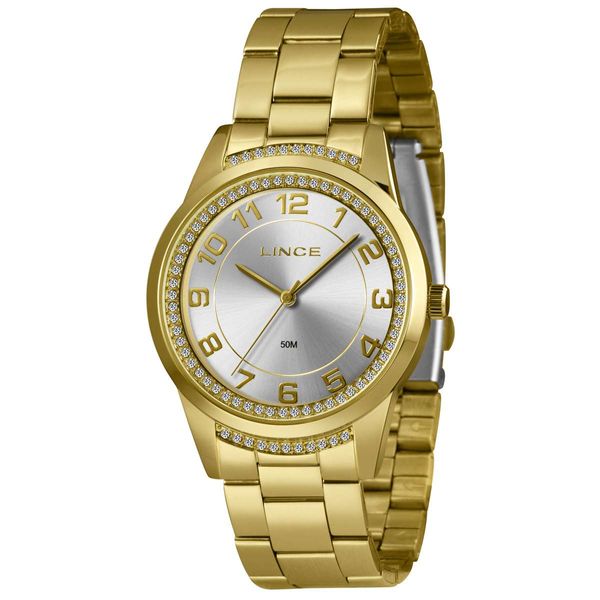 Relógio Lince Feminino Ref:Lrgj159l40 S2kx Casual Dourado