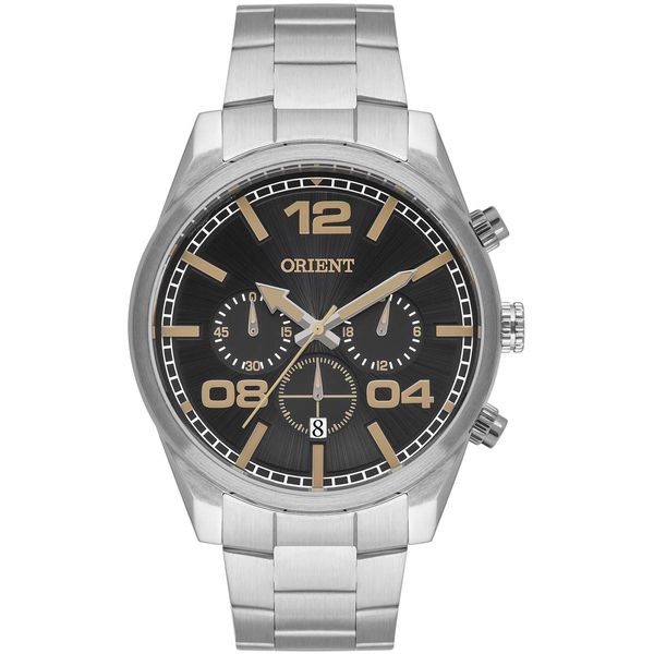 Relógio Orient Masculino Ref:Mbssc245 P2sx Cronógrafo Prateado Relógio Orient Masculino Ref:Mbssc245 P2sx Cronógrafo Prateado