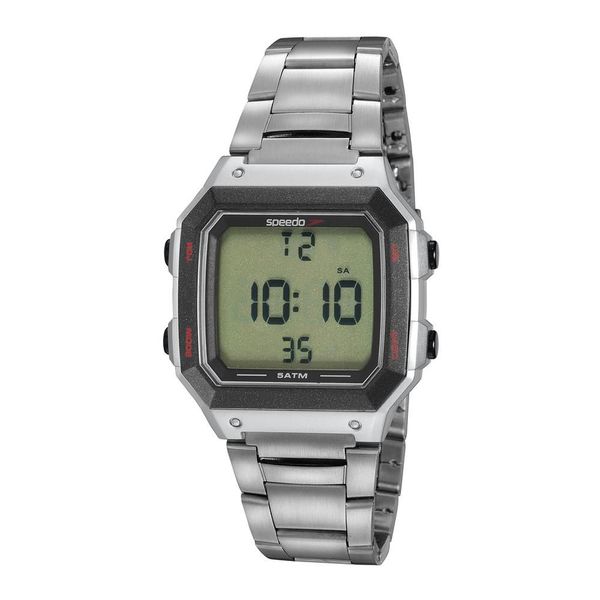 Relógio Speedo Masculino Ref:11022g0evny2 Digital Prateado