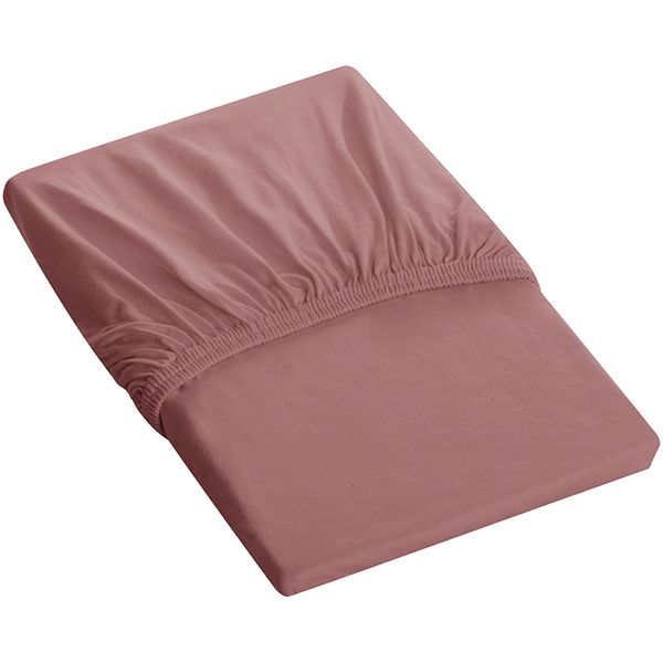 Lençol Tecebem Casal Malha C/ Elástico Liso 138mx188mx30cm Rose