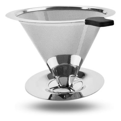 WE DROP -  Coador De Café Pour Over Aço Inox - Não Precisa De Filtro!