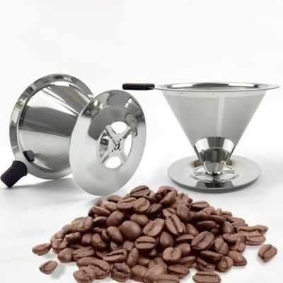 WE DROP -  Coador De Café Pour Over Aço Inox - Não Precisa De Filtro!