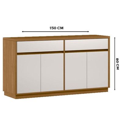 Aparador Buffet Ambiente Ana Ype Off White - New Ceval