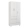 Cômoda London E Guarda Roupa Solteiro Wind Branco Flex - Demóbile