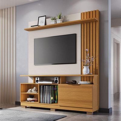 Estante Home Theater Artheo Cinamomo Off White - Hb Móveis