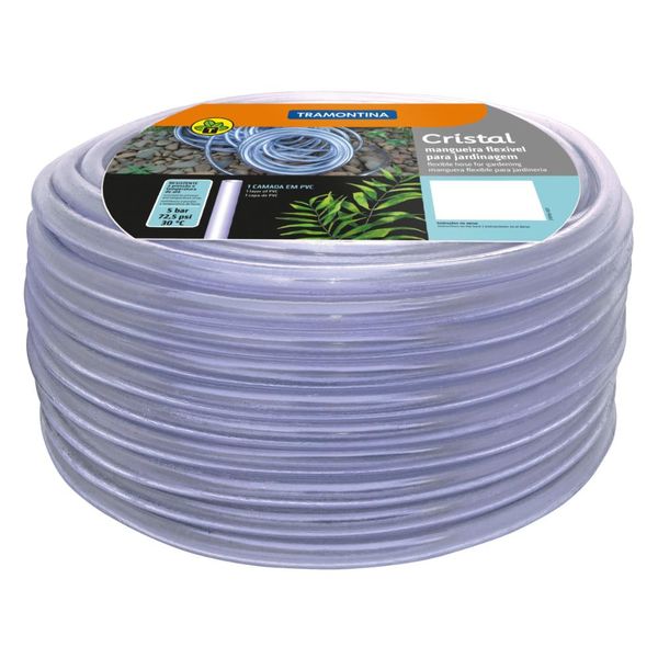 Mangueira Cristal Tramontina 11,5 mm x 2,5 mm 1 Camada 50 m