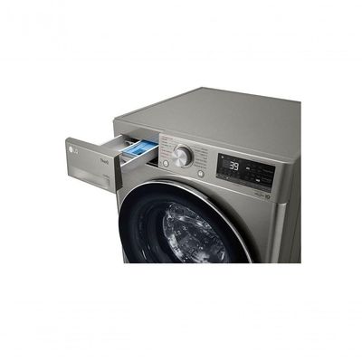 Lava e Seca Smart LG VC2 14kg Inox Look Com Inteligência Artificial AI DD CV9014PC2A 220V