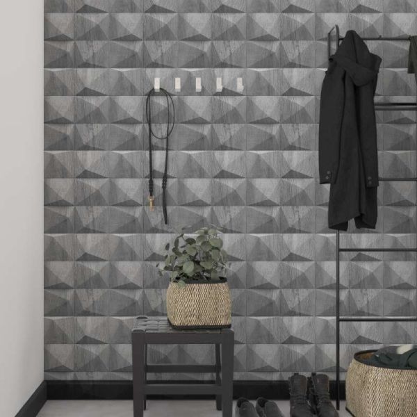 Papel de Parede Up To Date Geométrico Cinza 34854 Papel de Parede Up To Date Geométrico Cinza 34854