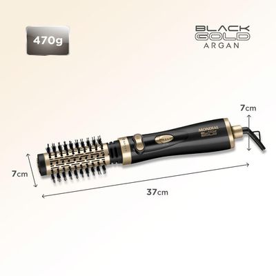 Escova Rotativa Black Gold Argan Mondial - 220v