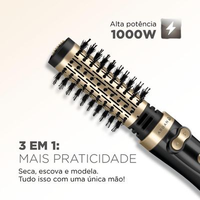 Escova Rotativa Black Gold Argan Mondial - 220v