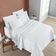Kit Cobre Leito Colcha Nobre Casal Queen 3 Peças Micropercal 200 Fios Matelado - Branco Neve