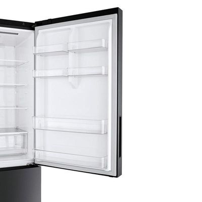 Geladeira LG Inverter Bottom Freezer 451L Black GC-B569NQL2 220V