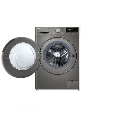 Lava e Seca Smart LG VC4 12kg Inox Look com Inteligência Artificial AIDD CV5012PC4A 220V
