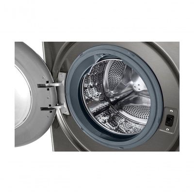 Lava e Seca Smart LG VC4 12kg Inox Look com Inteligência Artificial AIDD CV5012PC4A 220V