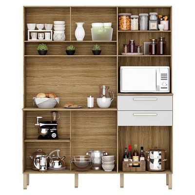 Cozinha Montesa 6 Portas E 2 Gavetas Freijó Supremo - Kits Paraná