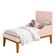 Berço Americano New Classic Rosa Com Pés Madeira E Colchão Gazin - Reller