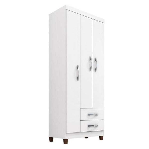 Guarda Roupa Infantil Mogi 3 Portas Branco Flex - Incorplac