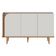 Aparador Buffet Ambiente Jurerê Off White Matte Freijó - Colibri