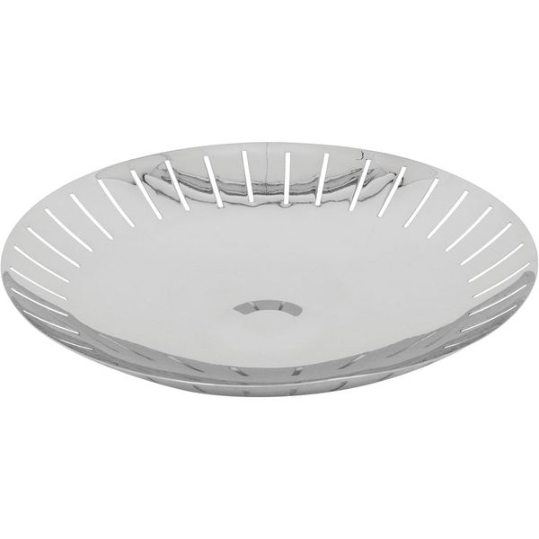 Centro Mesa Inox Prata Home&Co Lunaria 6X36X36Cm