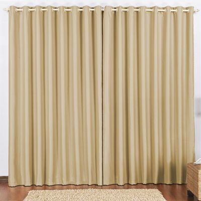 Cortina 2 Mts Sala Quarto Escritório Blackout Original para Varão - Avelã