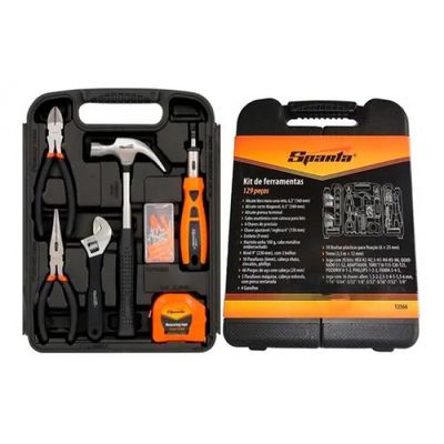 Kit de Ferramentas com 129 Peças Referência 13564 SPARTA
