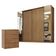 Cômoda átria E Guarda Roupa Casal Laredo Amêndola Touch Nude Prime Flex - Demartez