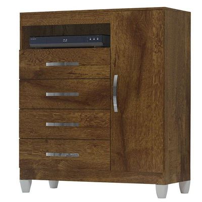 Cômoda Sapateira Cannes Malbec - Incorplac