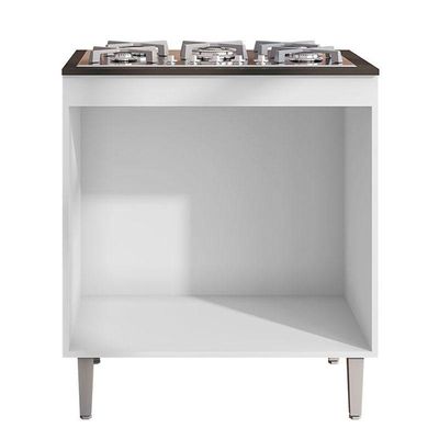 Balcão Cooktop Andréia Branco - Ajl
