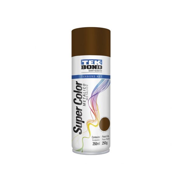 Tinta Spray Tekbond Metalico Bronze 350Ml/250G