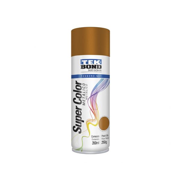 Tinta Spray Tekbond Metalico Cobre 350Ml/250G