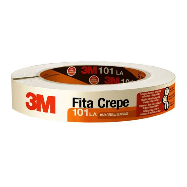 Fita Crepe 3M Uso Geral 101La 24Mmx50M c/5 pcs