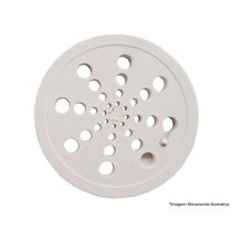 Grelha Redonda Plast Abre/Fecha 100Mm