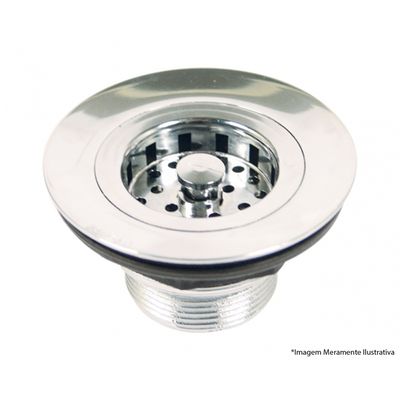 Valvula Americ Abs Crom 3.1/2X1.1/2