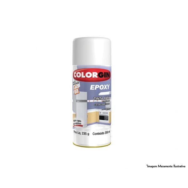 Tinta Spray Colorgin Geladeira Branco Brastemp 300Ml 520