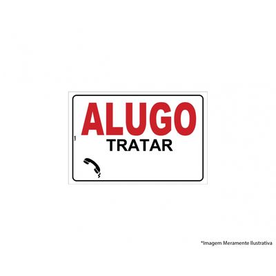 Placa Sinal.pvc 20x30cm Alugo Ref2514