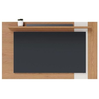 Rack Bancada Jurerê 1.8 Com Painel Suspenso Extensivo Leme Freijó Off White Matte - Colibri