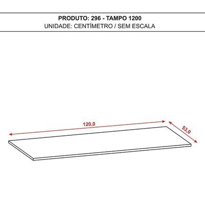Tampo 120 Cm Line Gris - Kits Paraná