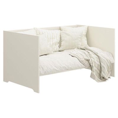 Berço Americano Evolution 4 Em 1 Areia Acetinado Com Colchão Mini - Reller