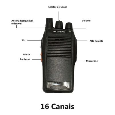 Ràdio Comunicador Walk Talk Baofeng Bf-777s + Fone De Ouvido