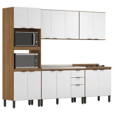 Cozinha Modulada Firenze Fhr001 Amendola Touch Branco - Demóbile