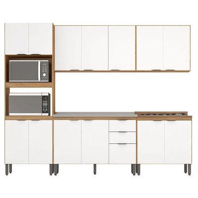 Cozinha Modulada Firenze Fhr001 Amendola Touch Branco - Demóbile