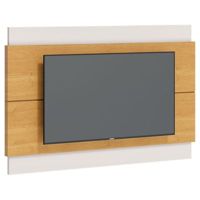 Painel Decorativo Sala de Estar 146cm Julien Nature/Off White - Gran Belo