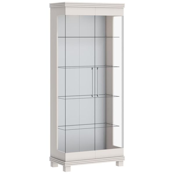 Cristaleira Decorativa Sala de Estar Stella Off White - Gran Belo