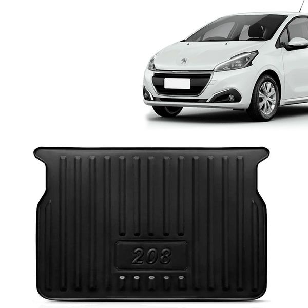 Tapete de Porta Malas Bandeja Peugeot 208 2016 a 2020