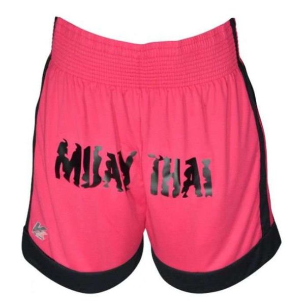 Calção Kanxa Muay Thai Fighters Feminino - Pinkpto M / PINK/PTO