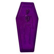 Caixão para Doces Halloween Brasilflex Roxo