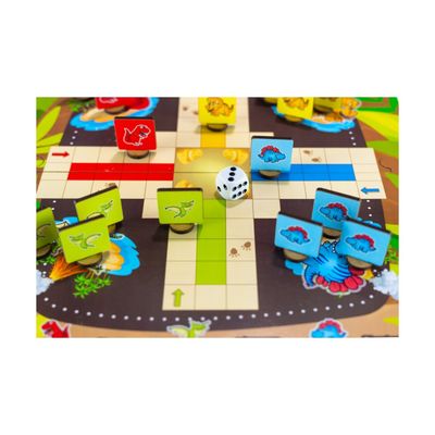 Jogo Corrida dos Dinossauros - T0033 - Loopi Toys