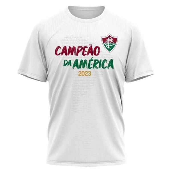 Camiseta Braziline Fluminense Libertadores - Branco P / BRANCO